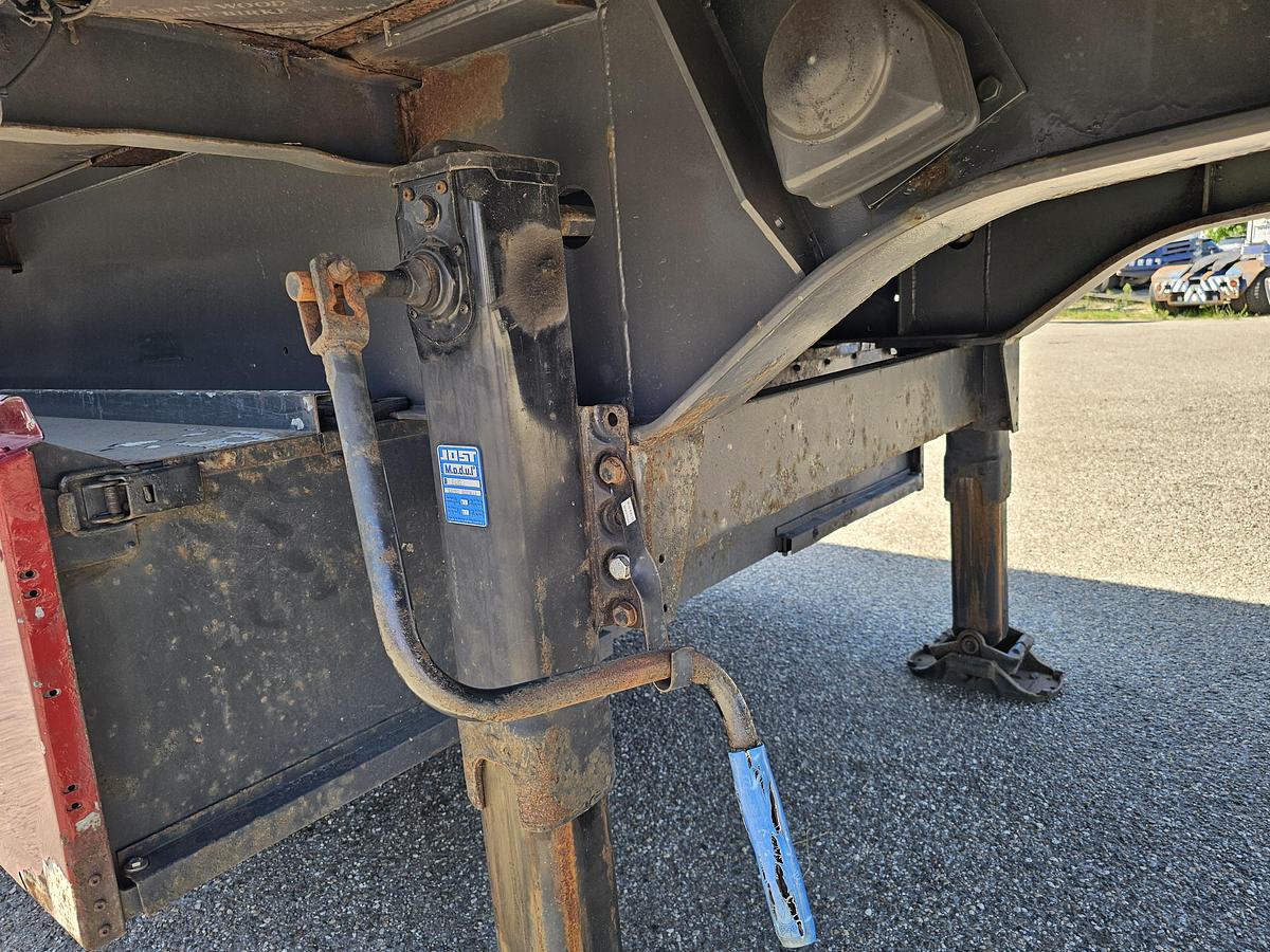 Used 2000 schmitz S01 | SLIDING ROOF | 2 LIFT AXLES| NICE HOLLAND TRAILER| SAF DISC.