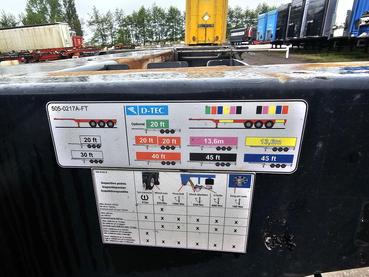 Gebruikt 2014 D-TEC FLEXI TRAILER | ALL CONNECTIONS | BPW DRUM.