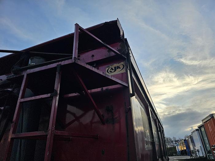 Used 2009 A.J.K OP 17-27/22.5 | Steel tipper \ steel chassis/box.| holland trailer.