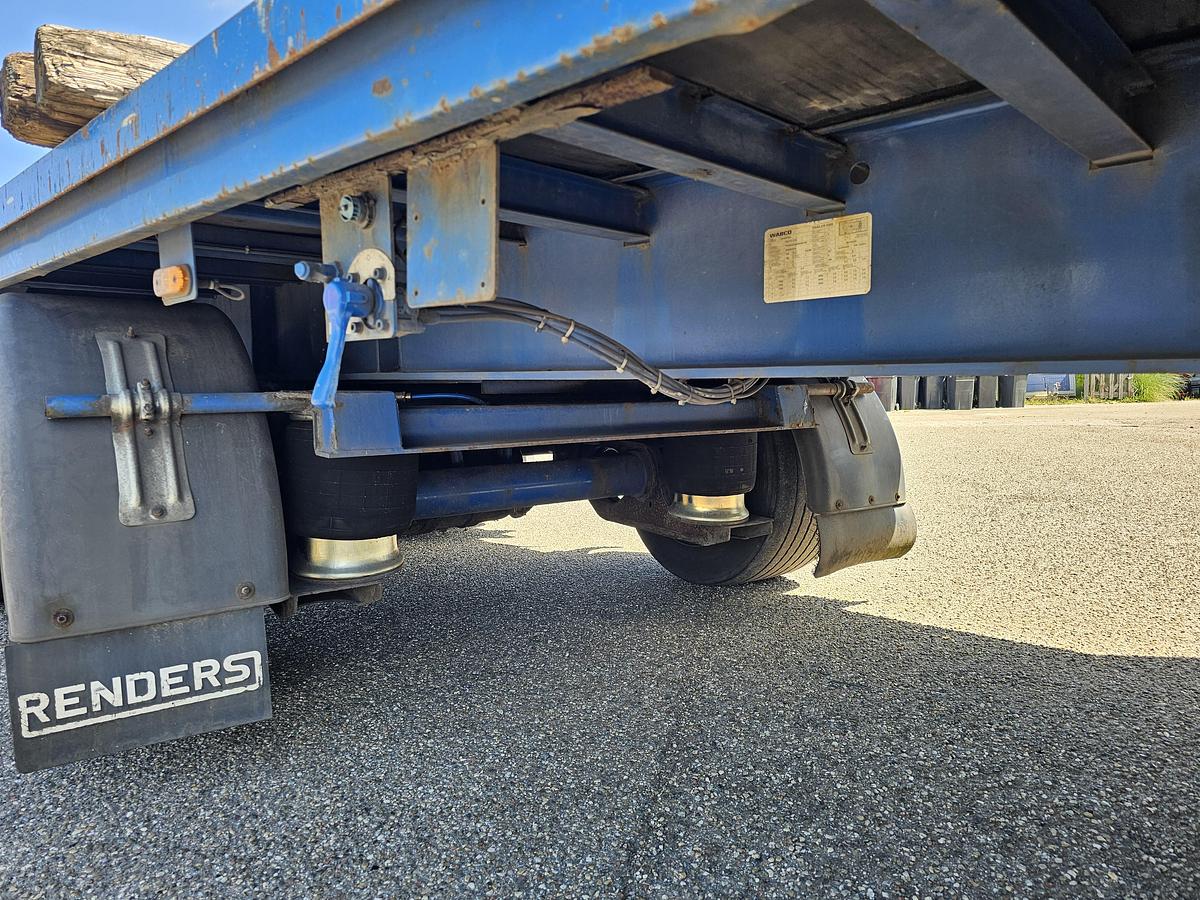 Used 2008 RENDERS 3 AXLE FLATBED | STEERING 2 AXLES | 1.10 MTR HIGH