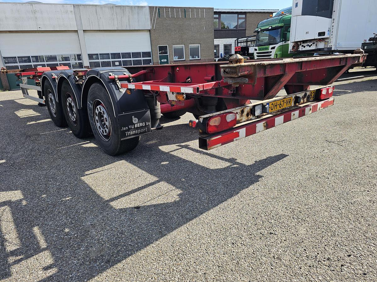 Used 2005 FREUHAUF OCCZ 42-327 A| 40 FT HIGHCUBE| 2 X 20 FOOT 20 FOOT MIDDLE  | SAF DISC.| DUTCH TRAILER.
