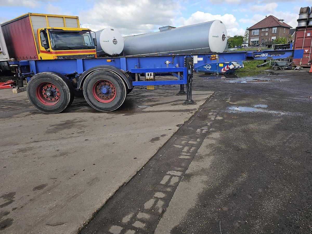 Used 2007 MKF METALLBAU CS 20 | 20 FOOT CONTAINER CHASSIS | BPW DRUM | STEEL SUSPENSION| GOOD QUALITY.