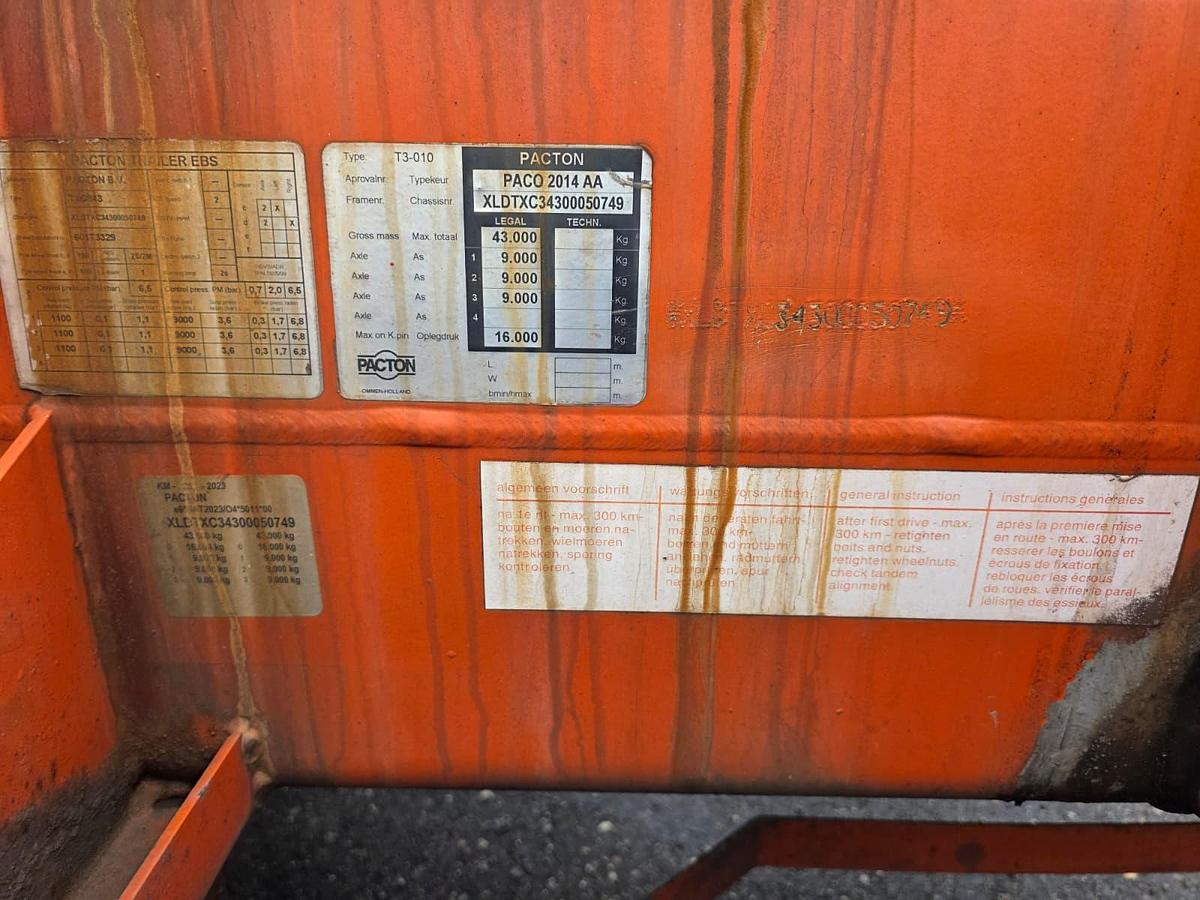 Gebruikt 2005 pacton t3-010/ bpw drum