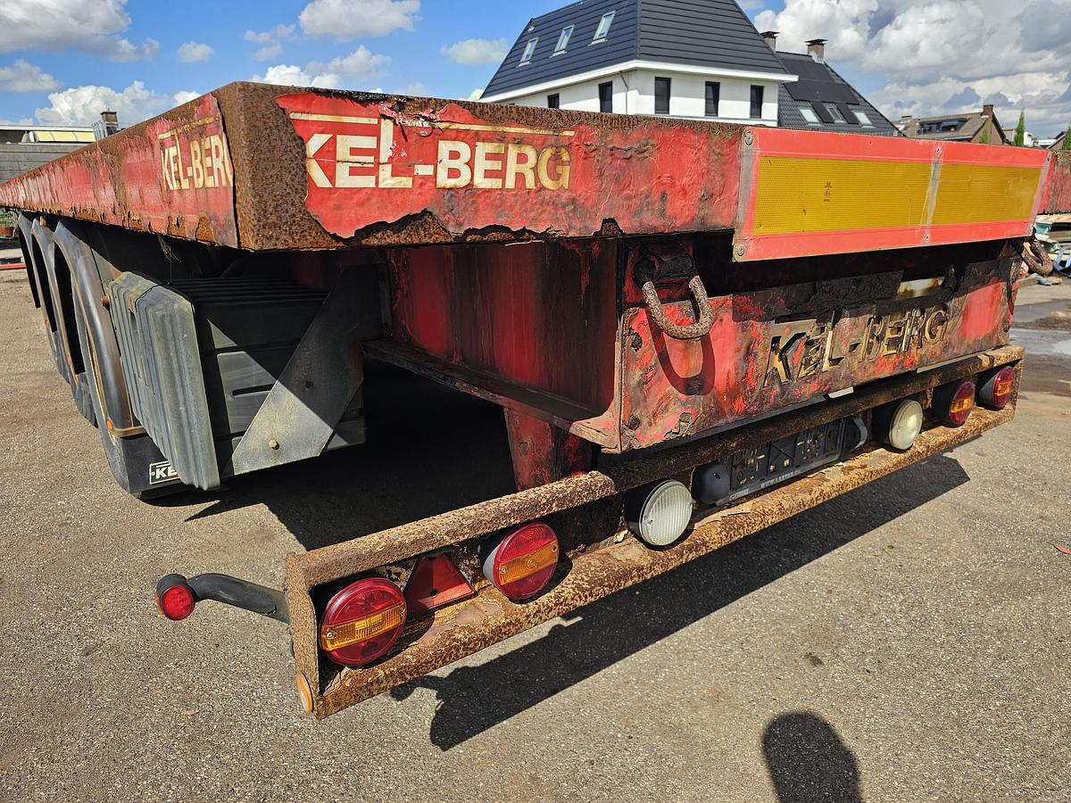 Used 2013 KELBERG S4 OB3 | HEAVY DUTY FLATBED | BPW DRUM