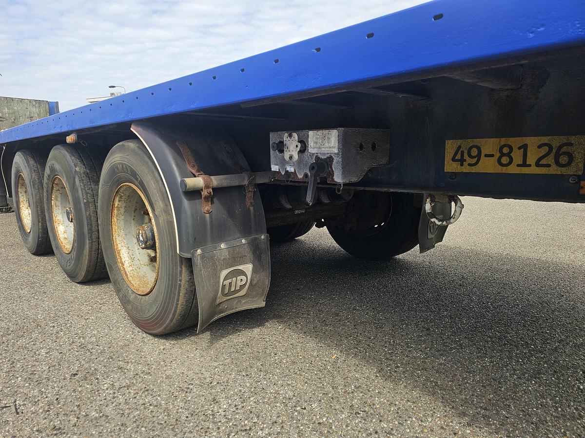 Gebruikt 2009 Van Hool 3B0073 | 3 AXLE FLATBED 13.60 MTR TWISTLOCKS FOR CONTAINER 40 FT 2 X20 FT BPW DRUM | 2 PIECES