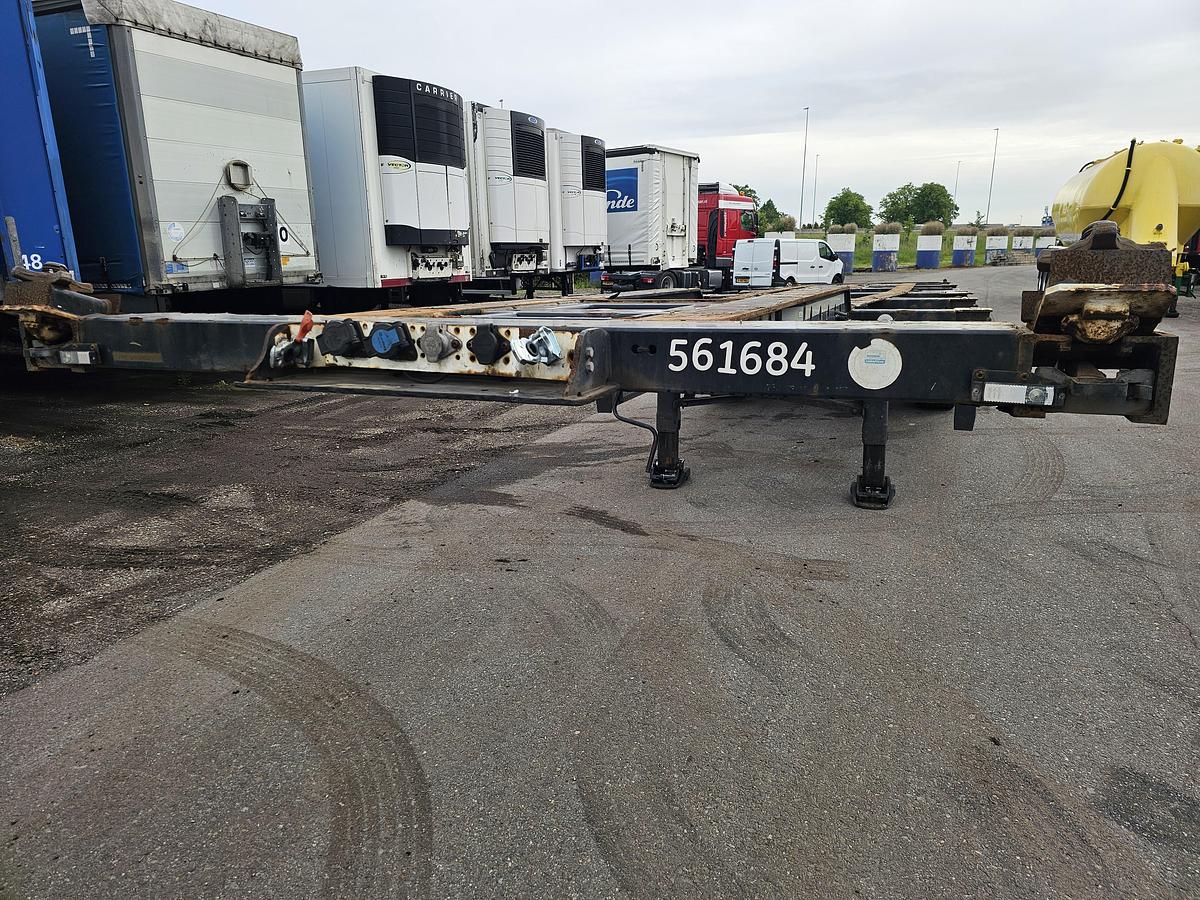 Gebruikt 2015 KRONE SD | CONTAINER CHASSIS 40 FT 2 X 20 FT |BPW DRUM| APK TUV 22-07-2026. 5 PIECES.