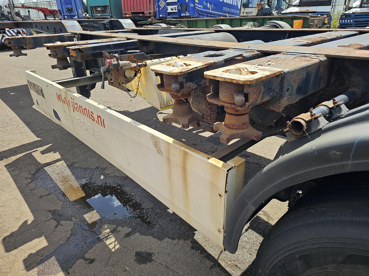 Used 2007 KRONE SD| EXTENDIBLE CHASSIS 40 FT 2 X 20 FT | BPW DISC.