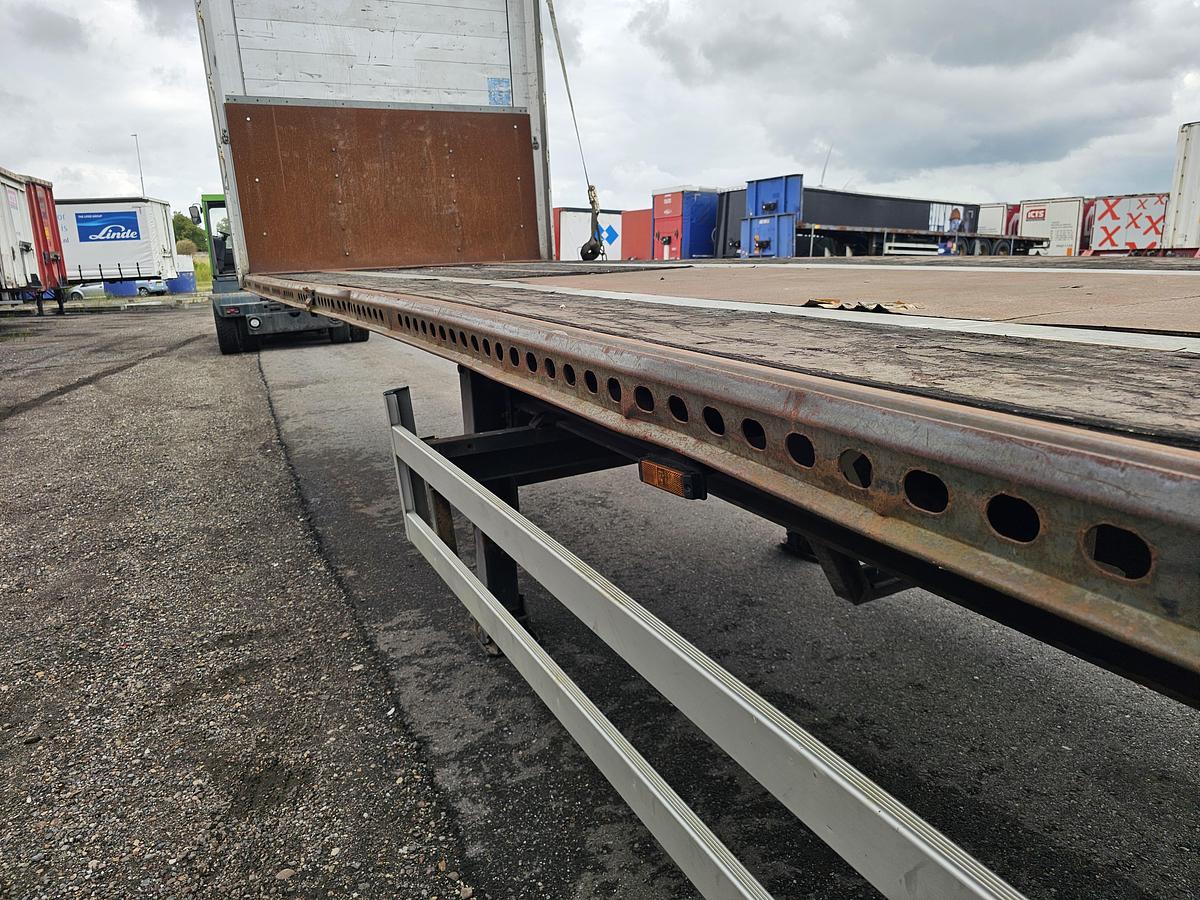 Used 2008 KÖGEL 3 AXLE FLATBED | BPW DRUM