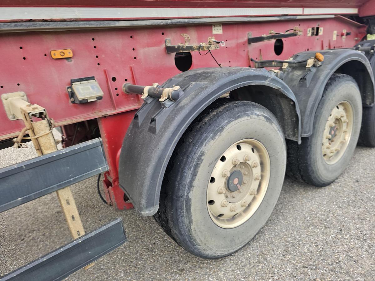 Gebruikt 2014 MEILLER MHPS12/27LOSS4/ STEEL TIPPER/ 30 MTR 3/ 28700 KG. /SAF DISC /ALU RIMS