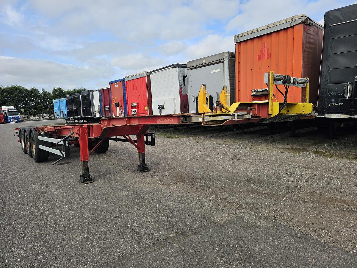 Used 2003 GROENEWEGEN 45 CC-16-27 TUN | 45 ft 40 ft 2 x 20 fFT | dutch chassis | bpw drum.