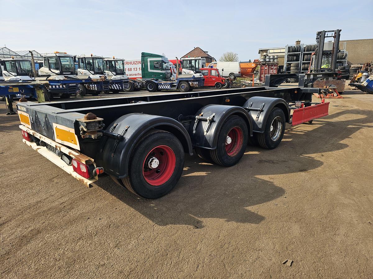 Gebruikt 2005 FLIEGL SDS 350| LOWLOADER 20 FOOT CONTAINER CHASSIS |  BPW DRUM.