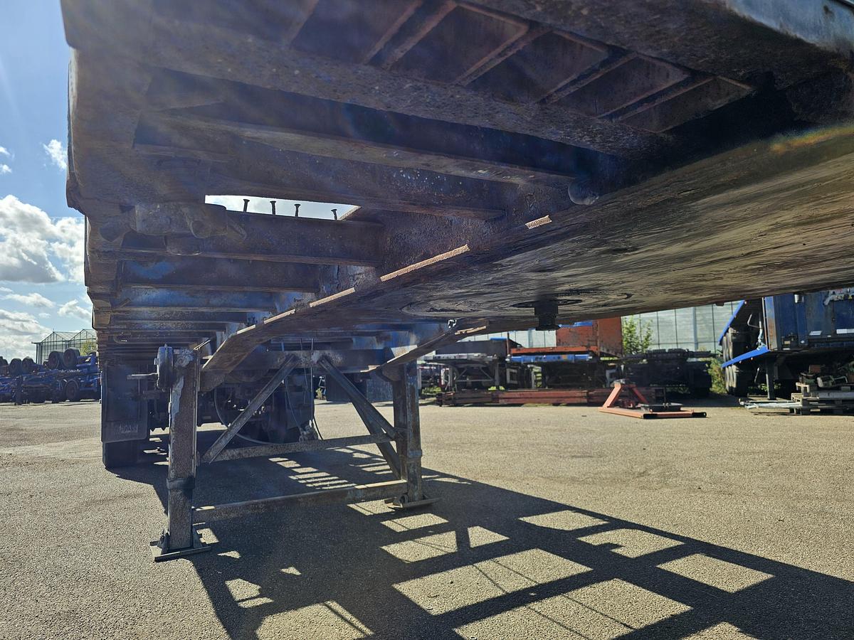 Gebruikt 1984 FLANDRIA OP 3/32T STEEL SUSPENSION / 15 CM BPW DRUM AXLES/ TWISLOCKS 40 FT 2 X 20 FOOT.