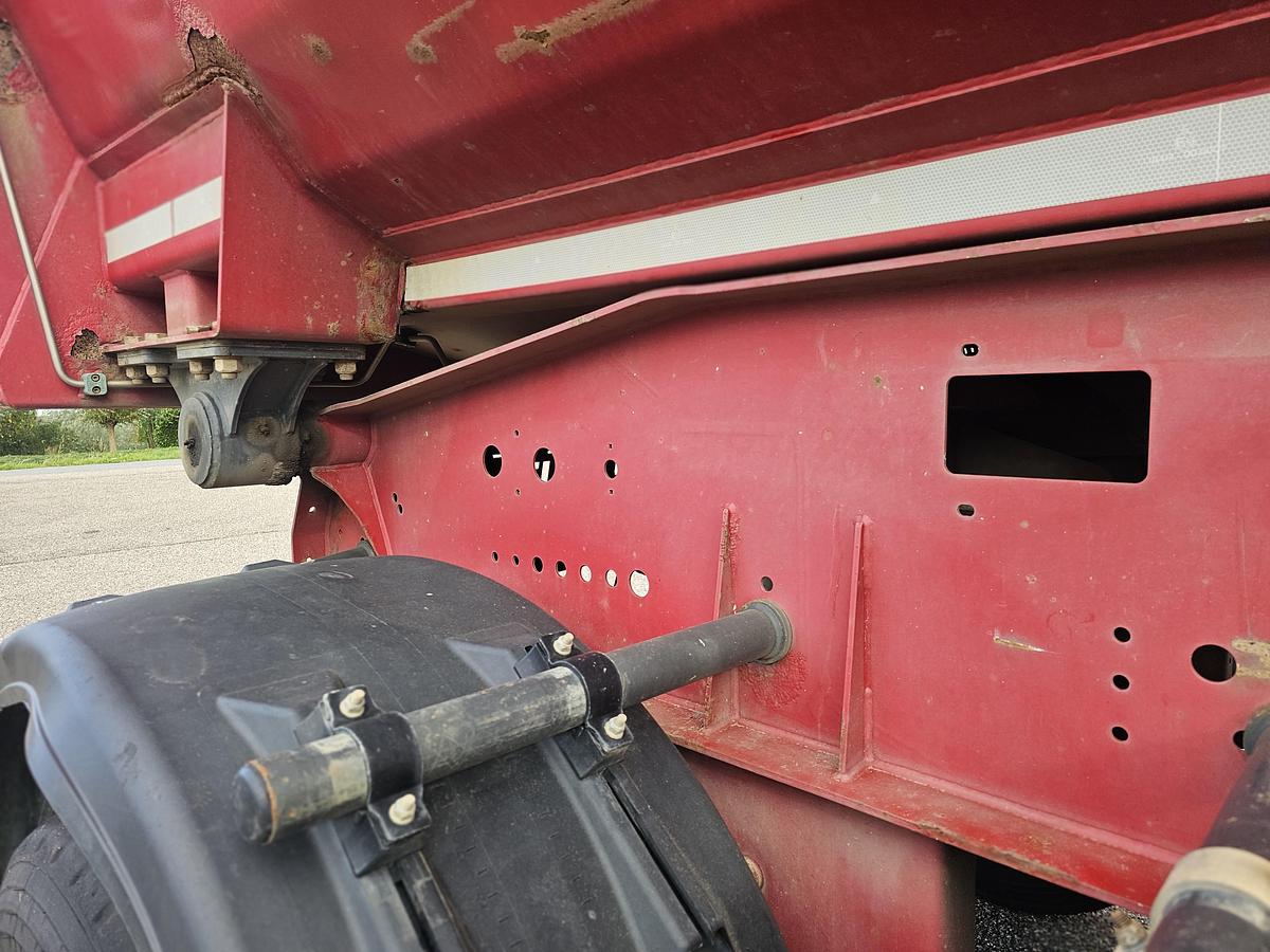 Gebruikt 2014 MEILLER MHPS12/27LOSS4/ STEEL TIPPER/ 30 MTR 3/ 28700 KG. /SAF DISC /ALU RIMS
