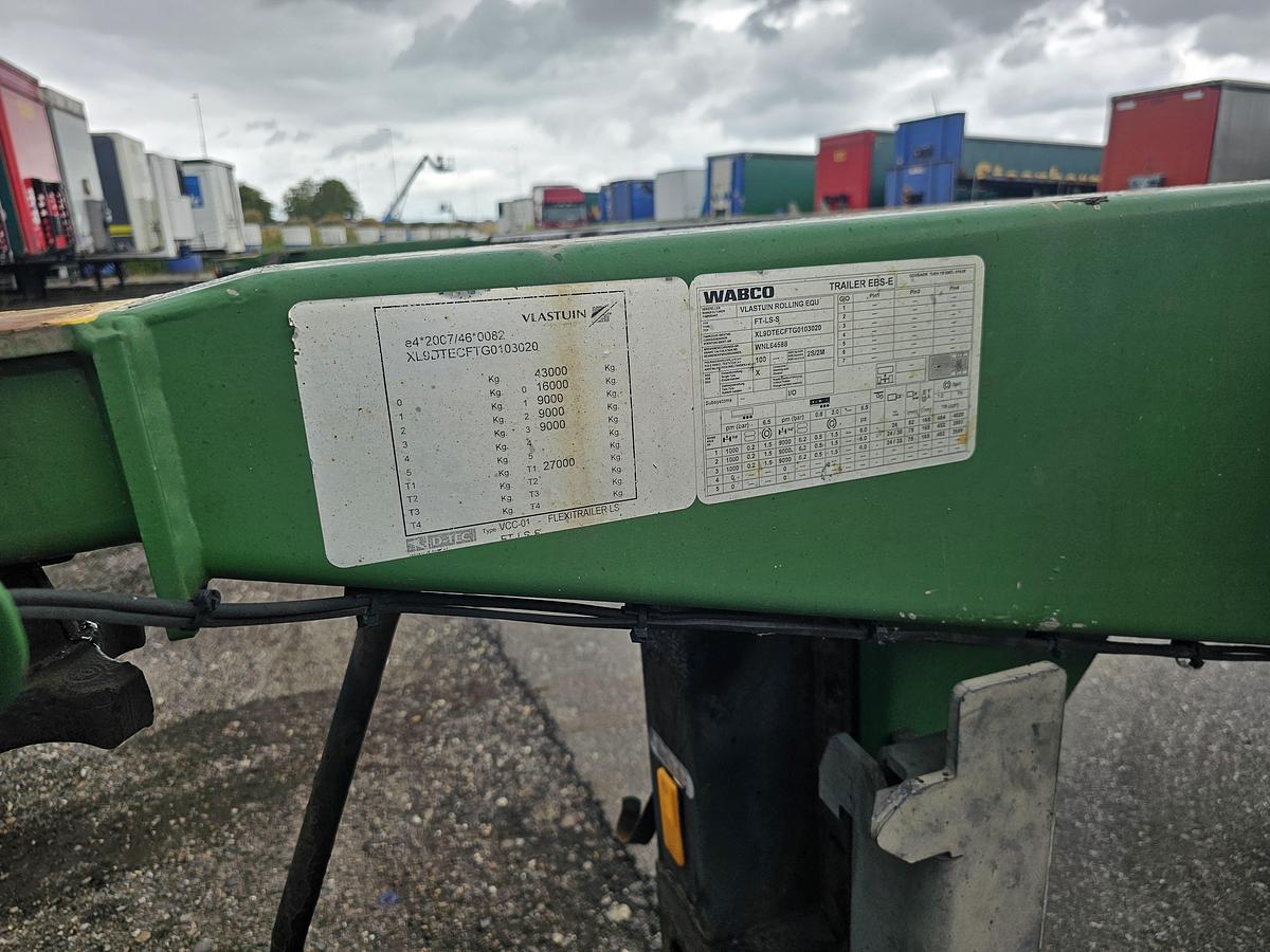 Gebruikt 2016 D-TEC VCC-01 FLEXITRAILER/ALL CONNECTIONS/ APK/TUV 26-01-2027./ 5 PIECES.