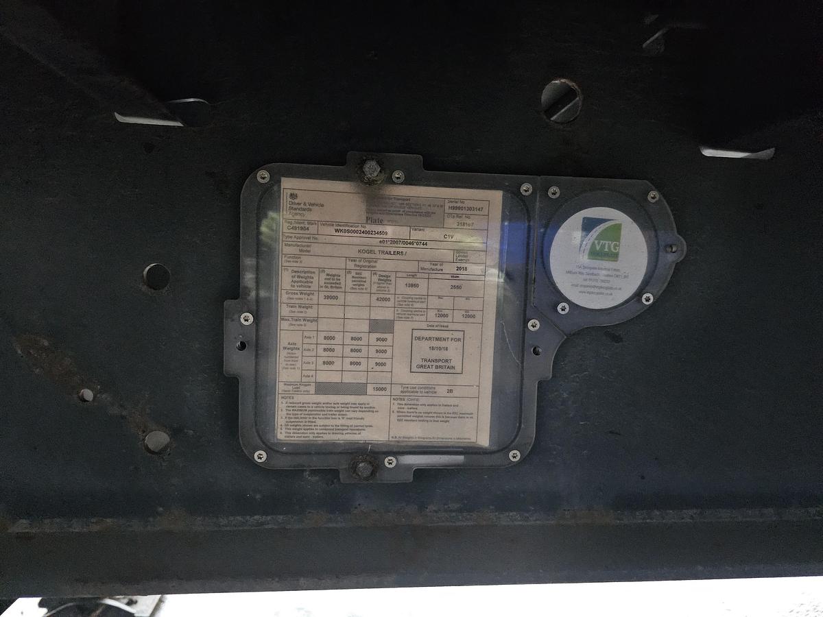 Gebruikt 2018 KÖGEL S 24-1 | SLIDING ROOF| BPW DRUM.| DUTCH REGISTRATION.