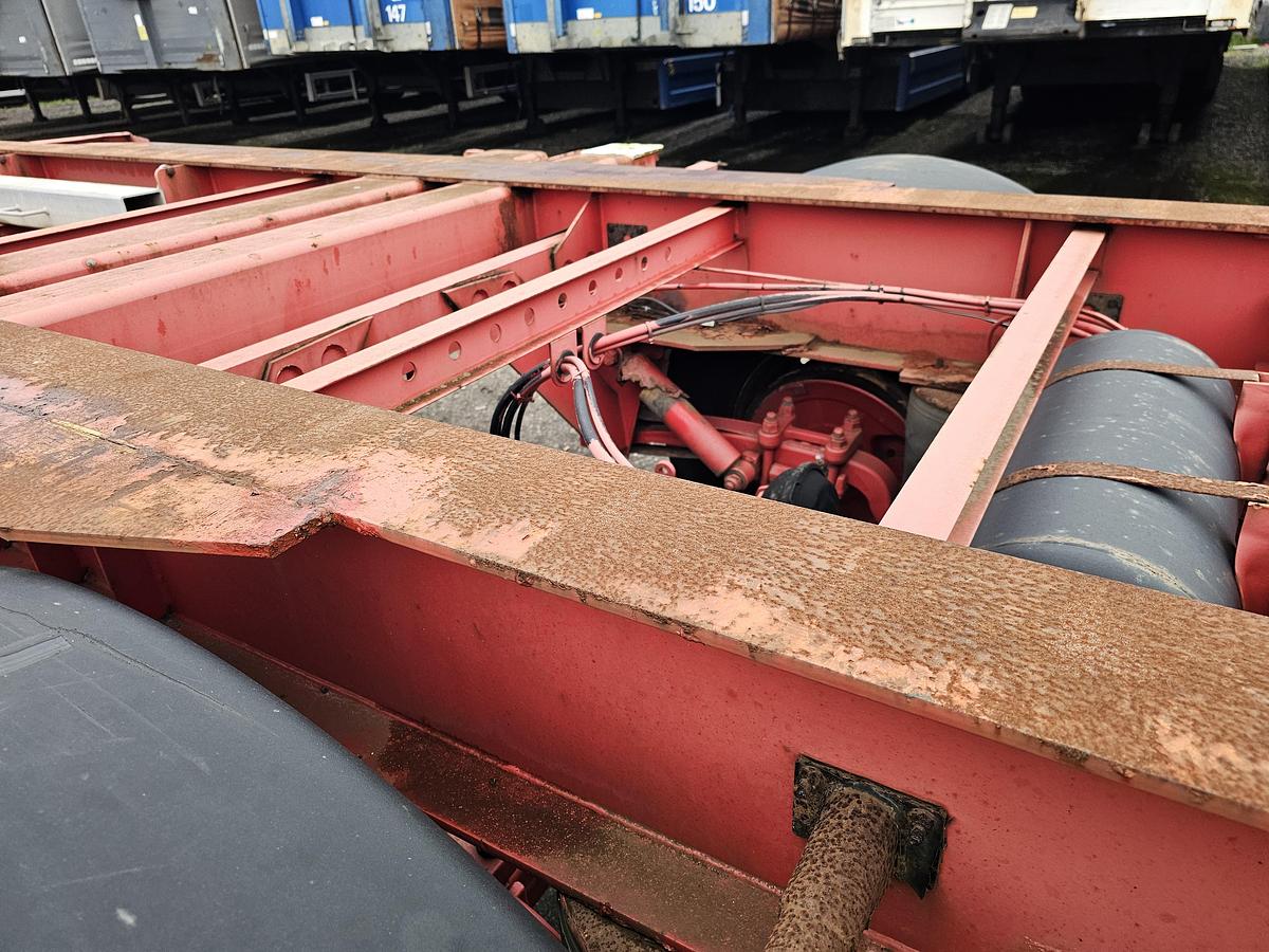 Gebruikt 2003 GROENEWEGEN 45 CC-16-27 TUN | 45 ft 40 ft 2 x 20 fFT | dutch chassis OH-08-JB | bpw drum.