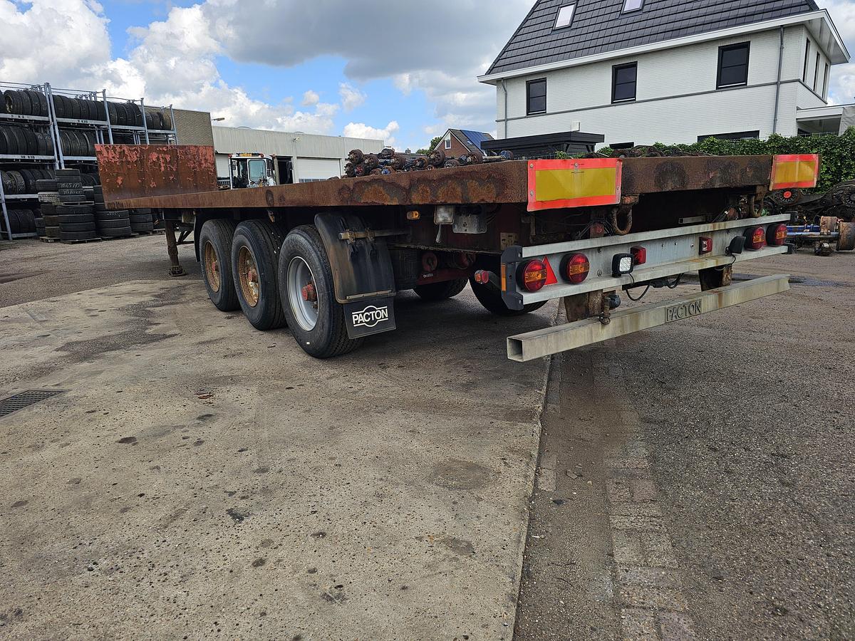 Used 2007 PACTON TXD 340| HEAVY DUTY TRAILER | BPW DRUM