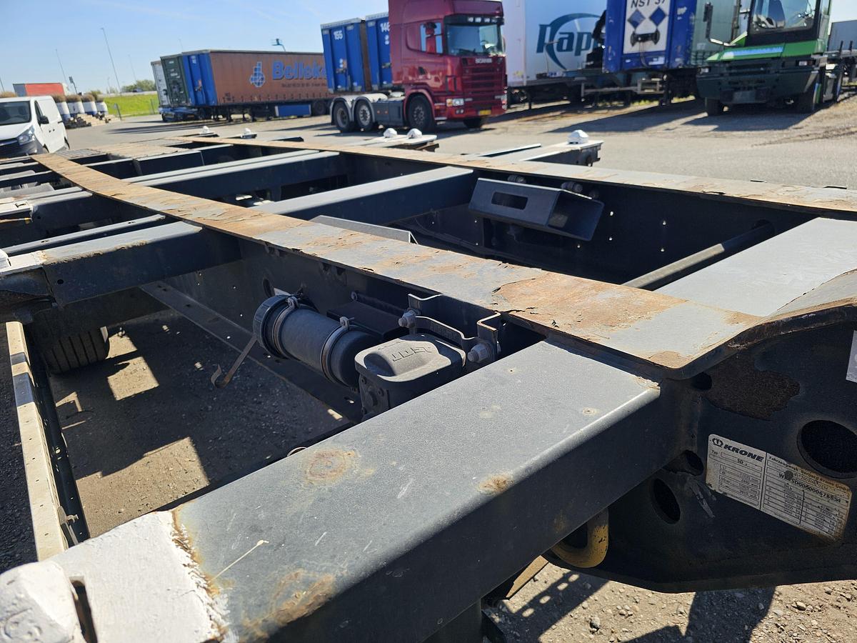 Gebruikt 2015 krone SD| EXTENDIBLE CHASSIS 40 FT 2 X 20 FT | BPW DRUM| APK 18-07-2026