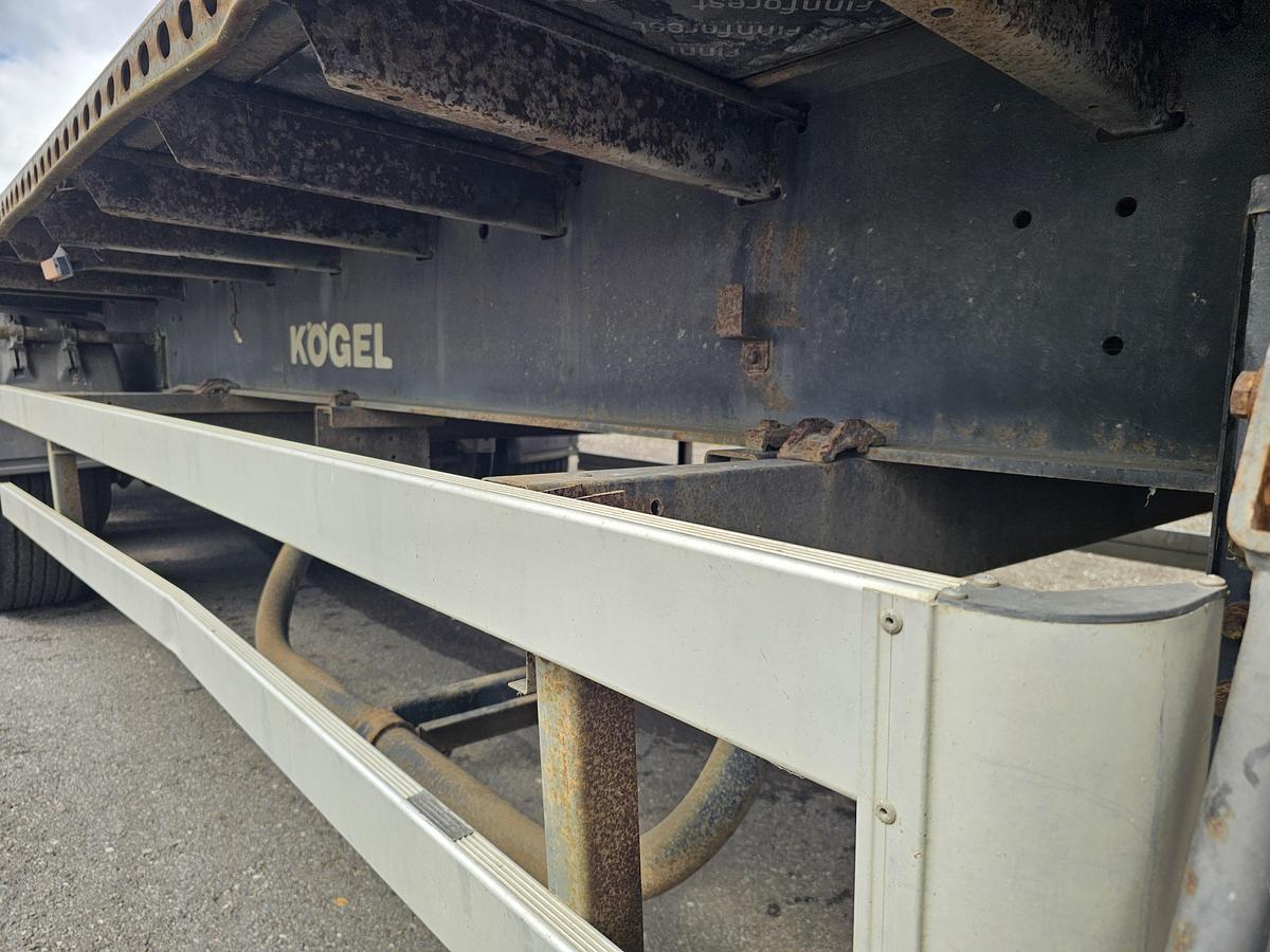 Used 2008 KÖGEL 3 AXLE FLATBED | BPW DRUM