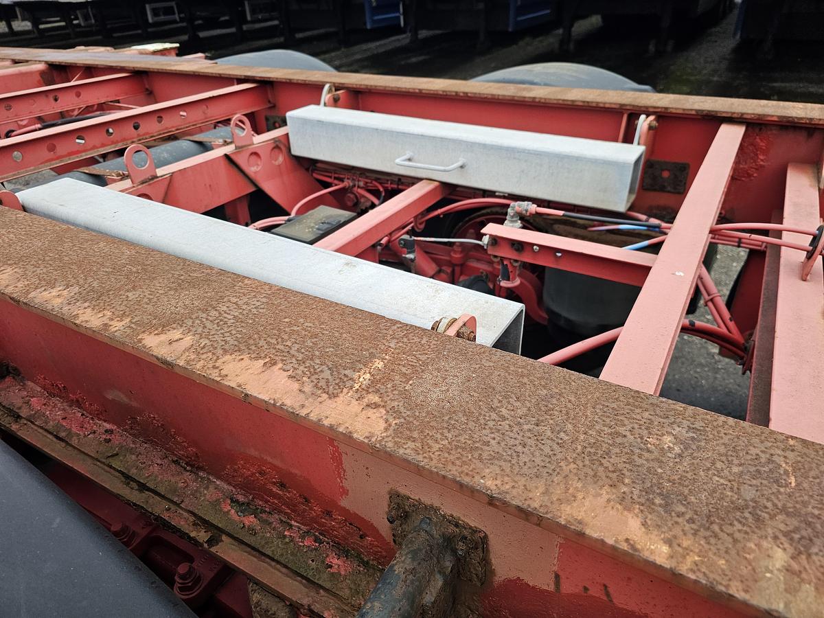 Gebruikt 2003 GROENEWEGEN 45 CC-16-27 TUN | 45 ft 40 ft 2 x 20 fFT | dutch chassis OH-08-JB | bpw drum.