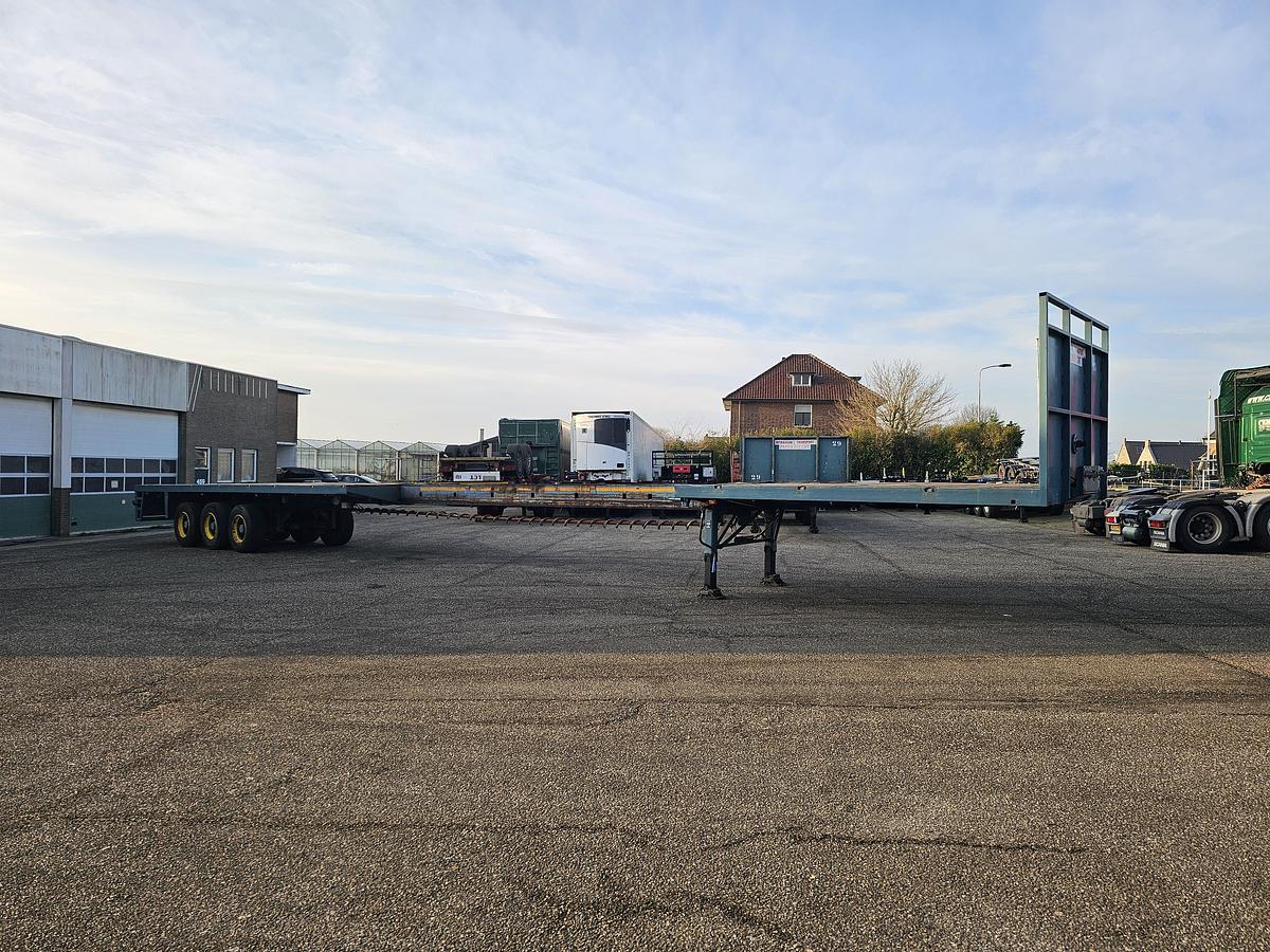 Gebruikt 2000 LINTRAILERS LSPU 18-27 | EXTENDIBLE TRAILER 21.20 MTR | STEERING AXLE | good sliding.