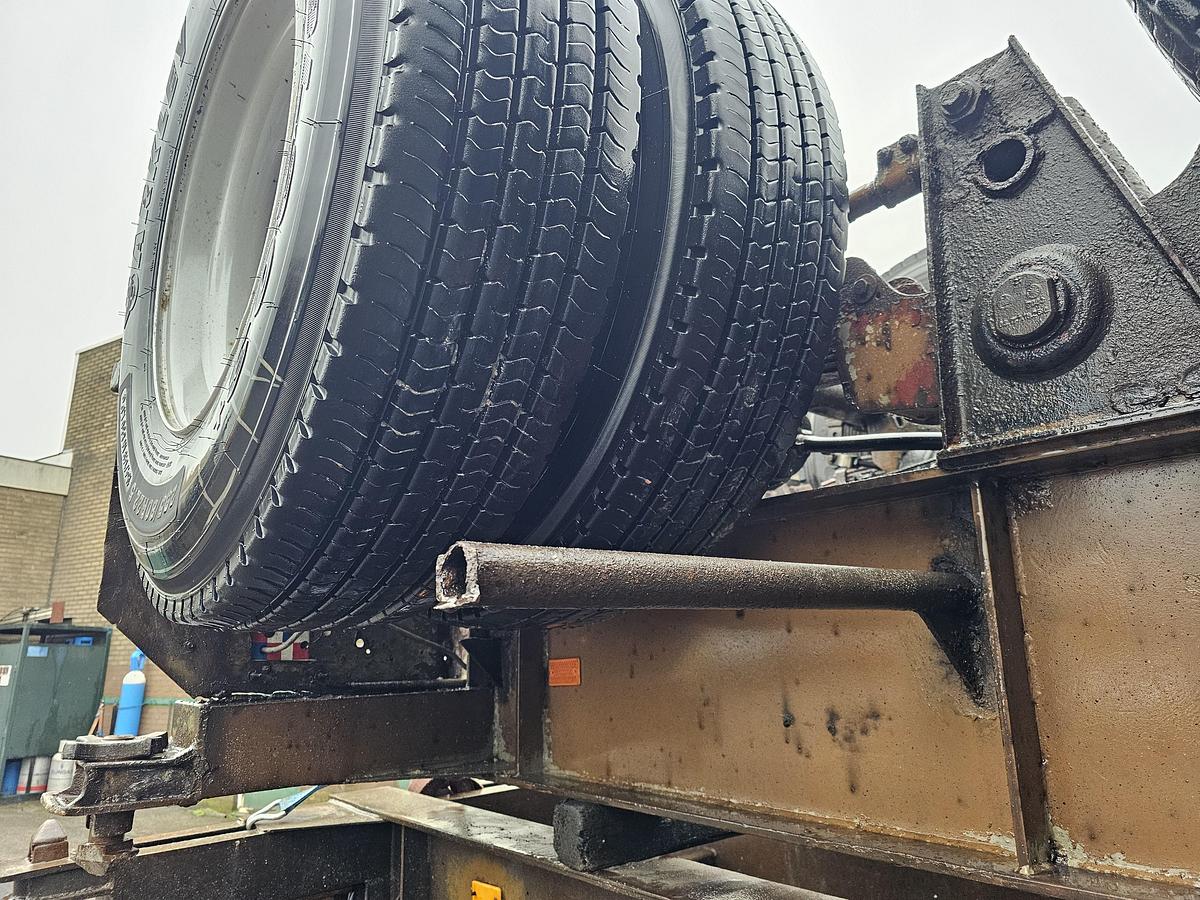 Gebruikt 1974 PACTON 2126 C-2 | 20 FOOT CONTAINER CHASSIS | BLADGEVEERD| BPW DRUM.