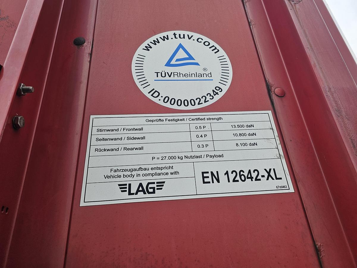 Used 2014 LAG 0-3-GC | 3 AXLE MEGA TRAILER|HUCKEPACK.|8 PIECES. | BELGIUM|BPW DRUM.