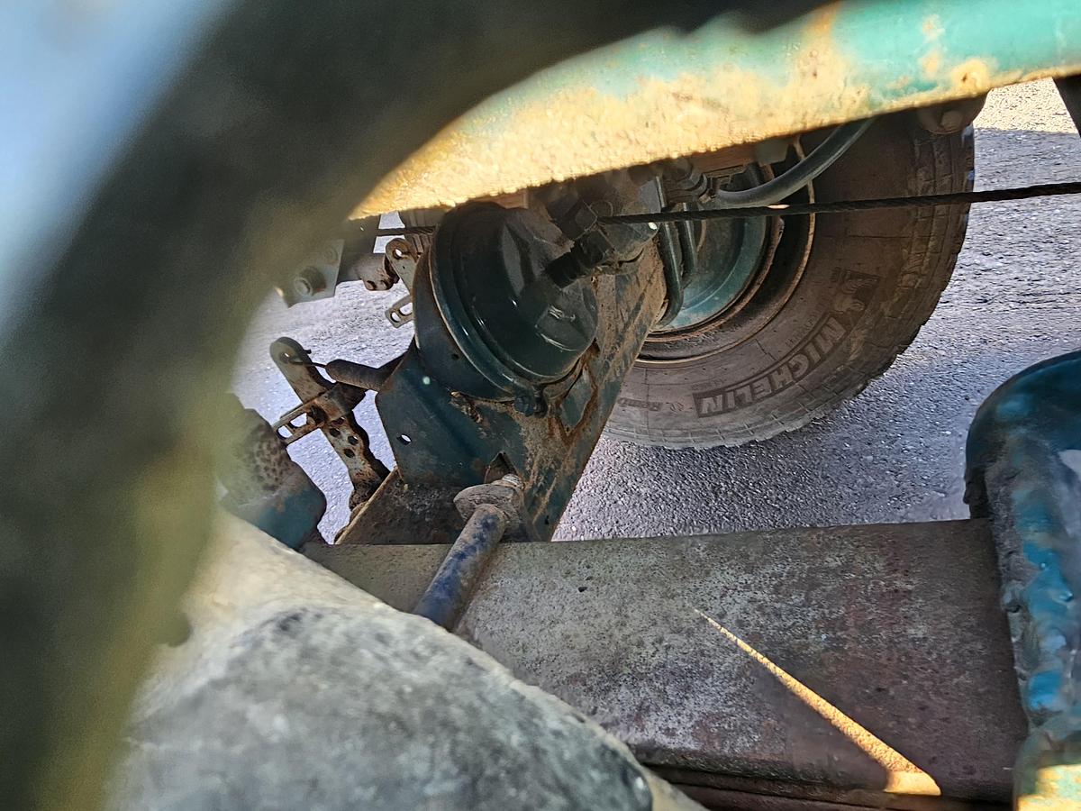 Gebruikt 1992 LEONET TB 18 |WOOD TRAILER WITH CRANE| BPW DRUM STEEL SUSPENSION.