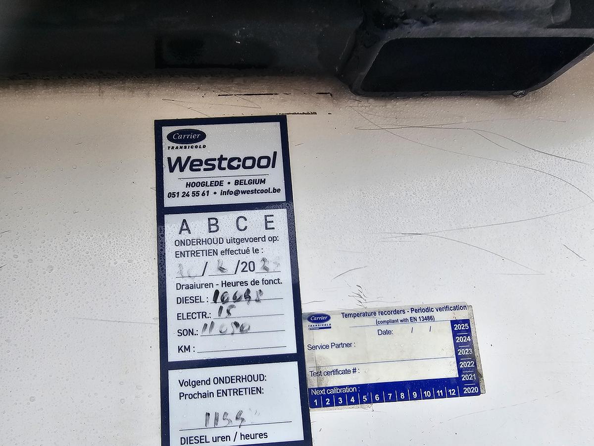 Gebruikt 2018 CHEREAU iNOGAM/TYPE 1507 | CARRIER VECTOR 1950| DE HOLLANDIA 2500 KG |BPW DISC| TUV 02-08-2026.