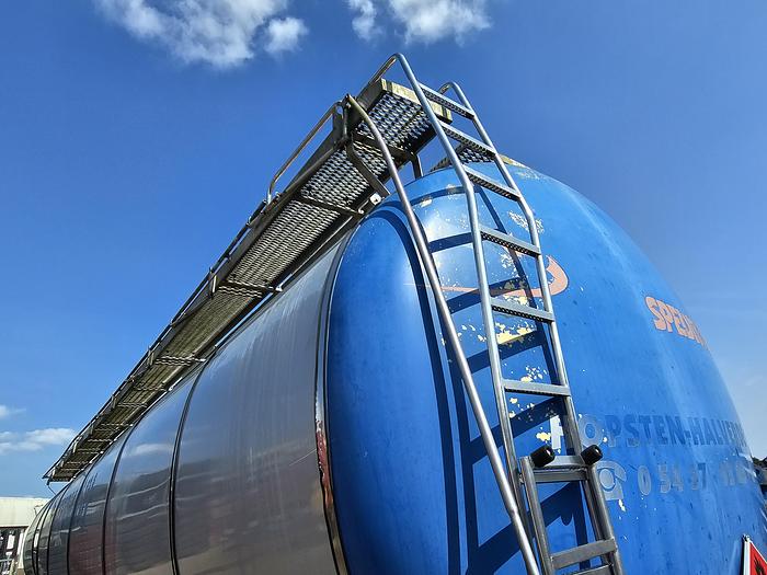 Used 2000 Feldbinder | TSA 59.3-4 | tanktrailer aluminium|59.5 cubic| ADR L4 BH |Bpw achsen|