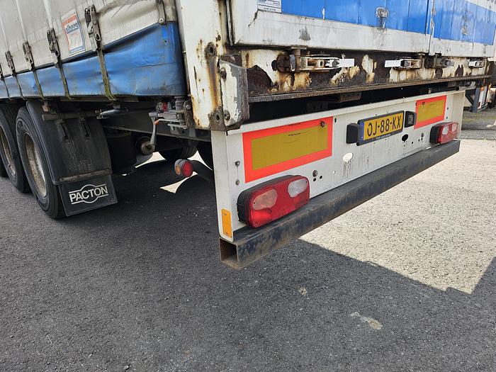 Used 2008 Pacton T3 011 | 3 AXLE CURTAINSIDER | SAF drum.