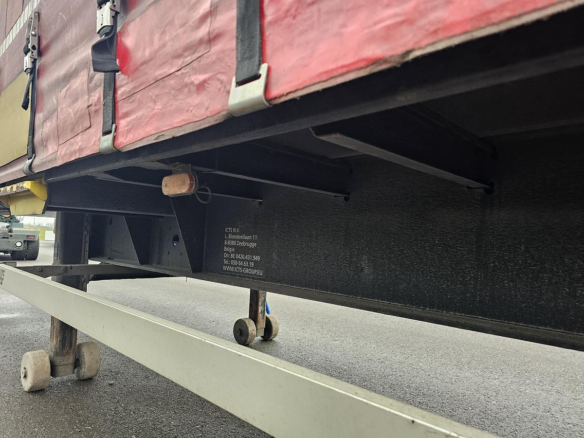 Used 2014 LAG 0-3-GC | 3 AXLE MEGA TRAILER|HUCKEPACK.|8 PIECES. | BELGIUM|BPW DRUM.