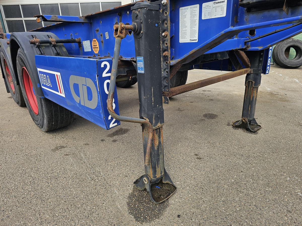 Used 2010 KRONE ATL 20 20 FOOT | STEEL SUSPENSION| BPW DRUM.