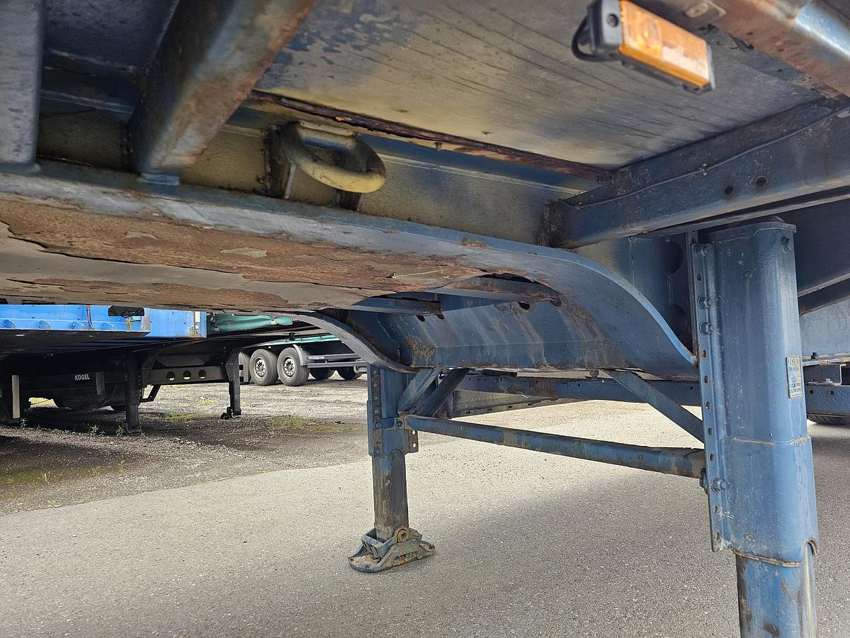 Gebruikt 2011 KRONE SD| FLATBED WITH ALUMINIUM SIDES|. BPW DRUM.