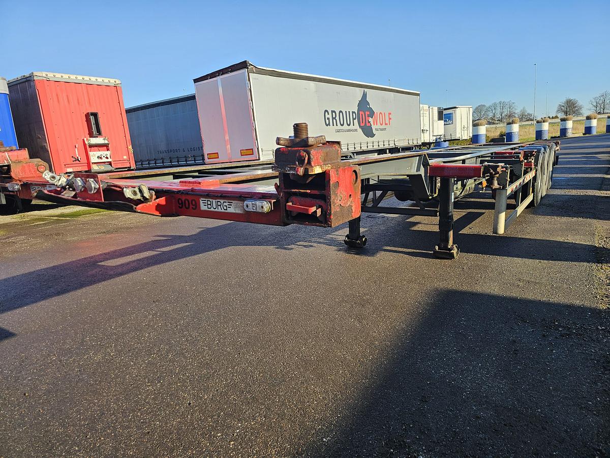 Gebruikt 2001 BURG BPO 12-27 CZ XEX|40 FT |2 X 20 FT |20 FT MIDDLE |BPW DRUM.