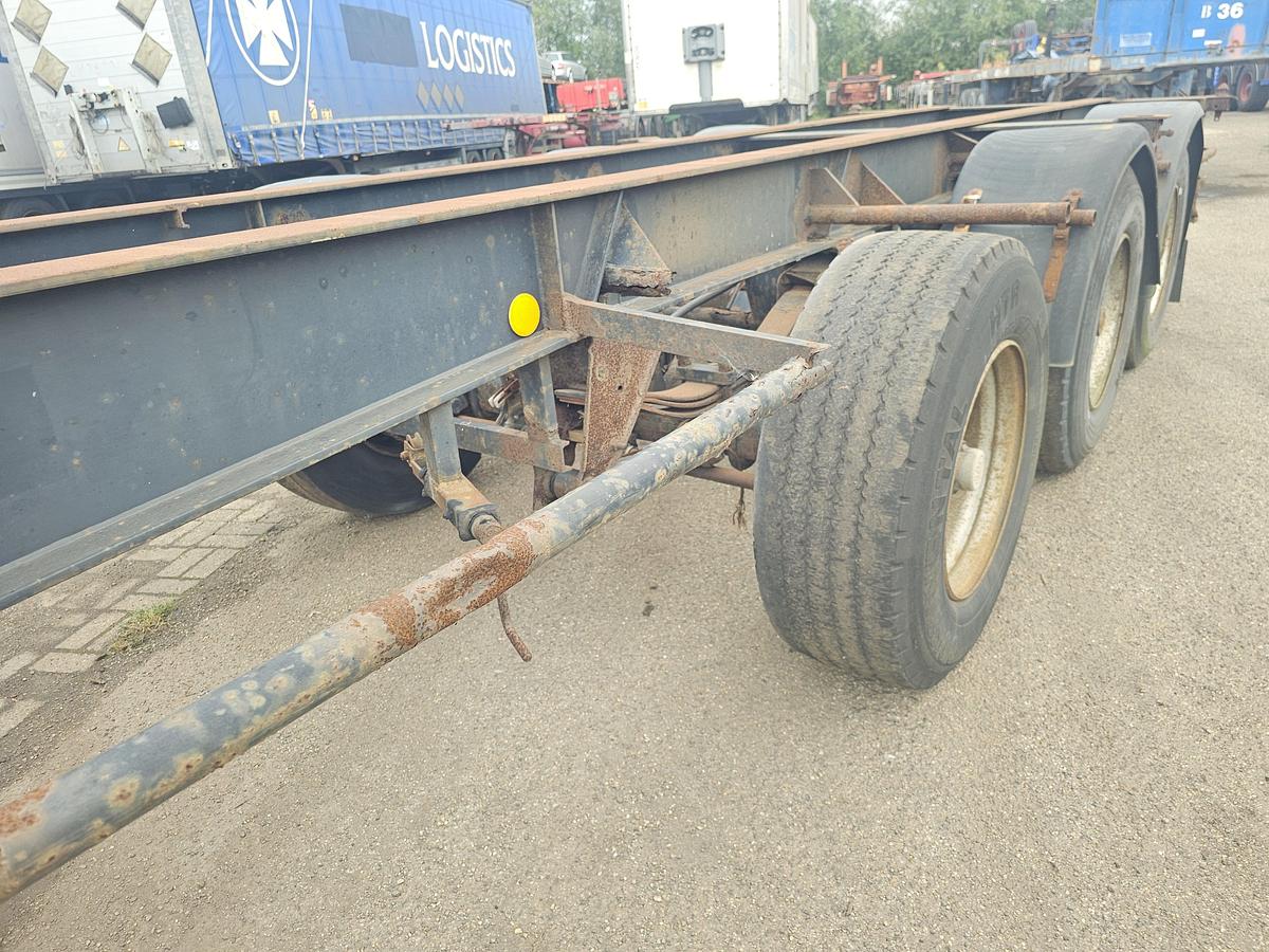 Gebruikt 1995 VAN HOOL 40 FOOT  CONTAINER CHASSIS / 20 FOOT/ STEEL SUSPENSION/ BPW DRUM.