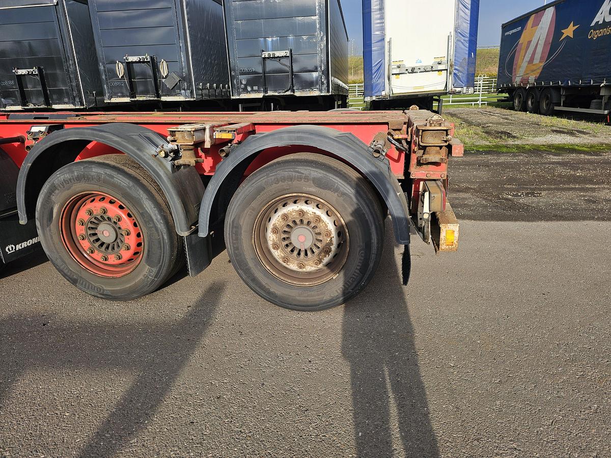 Gebruikt 2007 KRONE SD 27| SAF INTRADISC | SUPER SLIDING.| BELGIUM | 45 /40 FT 2 X 20 FT.