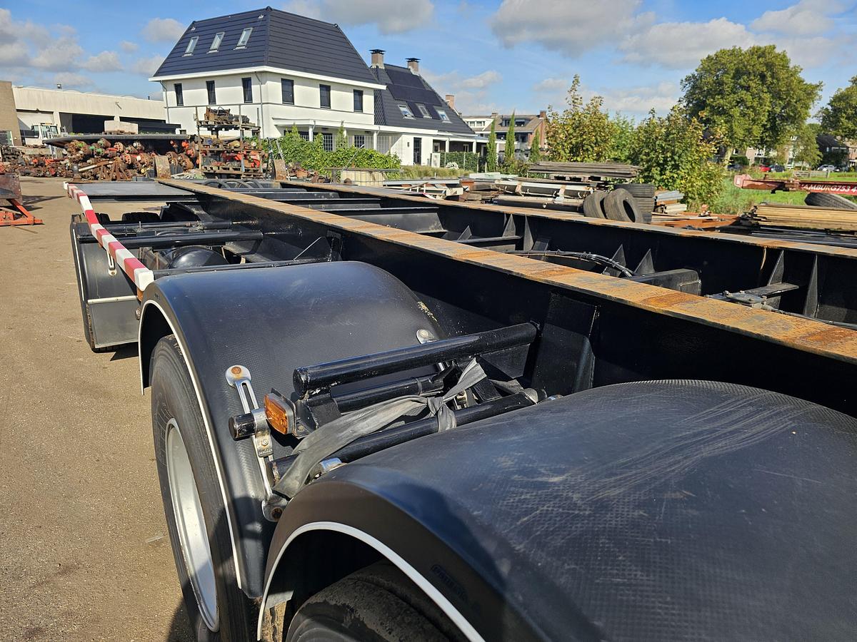Gebruikt 1985 FLOOR FLA-10-183/ZEECONTAINER AANHANGWAGEN / BPW 150 MM / DRUM BRAKES.