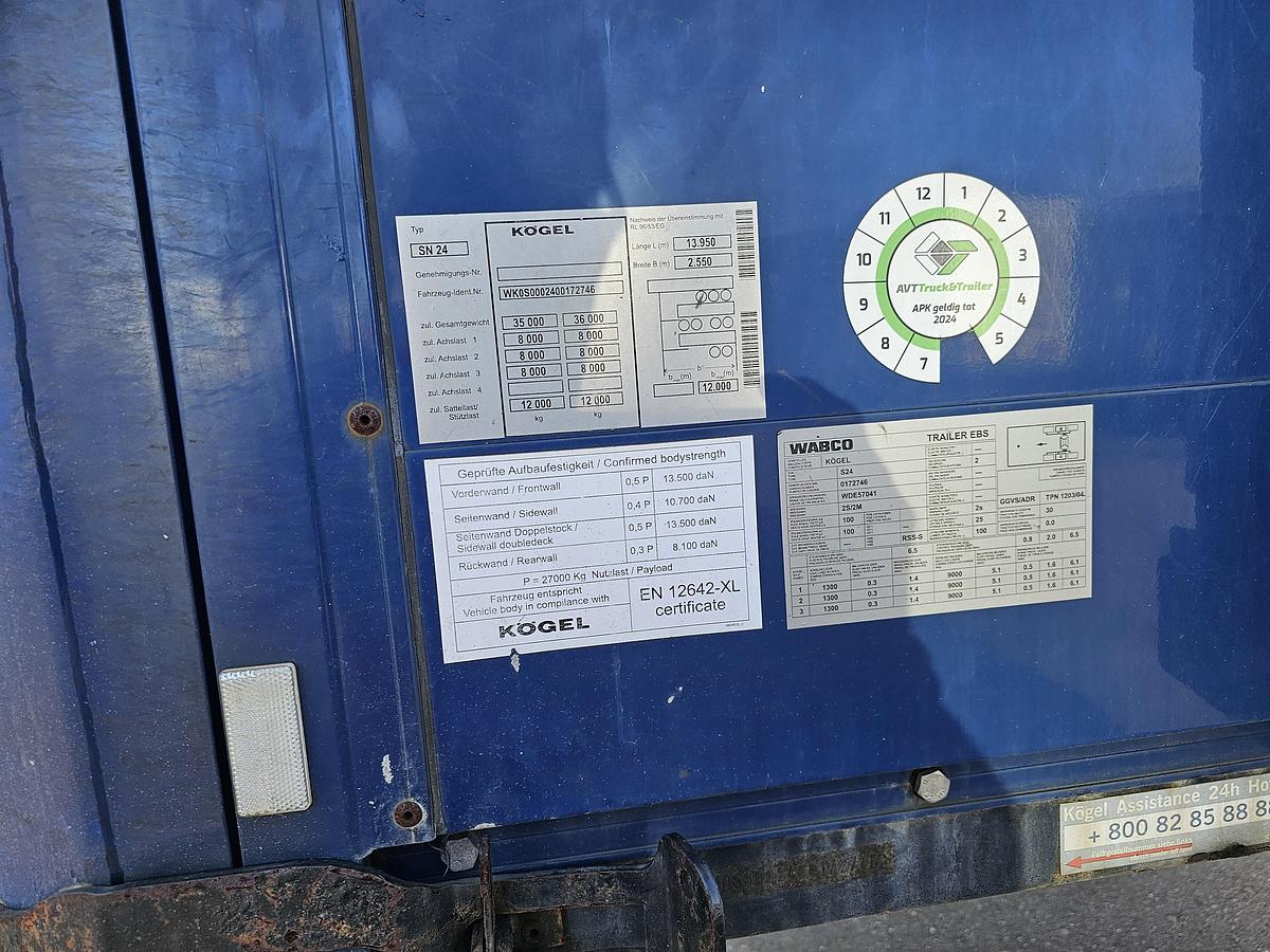 Gebruikt 2014 KÖGEL s 24-1 | COIL | SLIDING ROOF| SAF DISC|