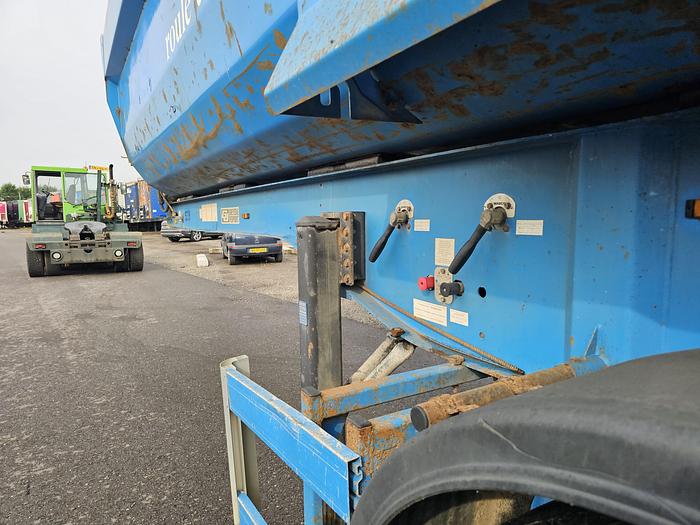 Used 2010 Langendorf C 3 | 2 axle tipper trailer | Saf axles drum | 20 mtr 3