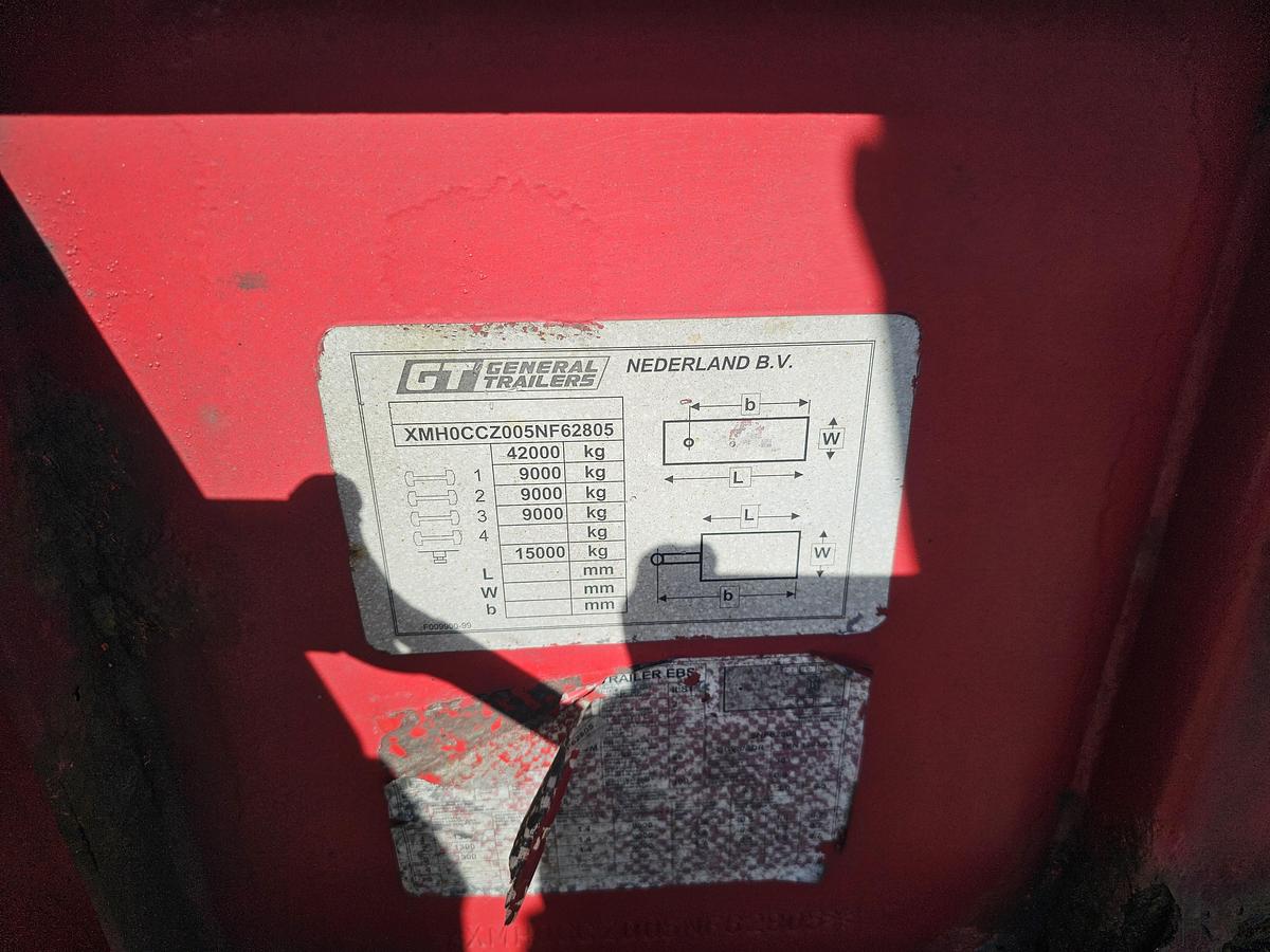 Used 2005 FREUHAUF OCCZ 42-327 A| 40 FT HIGHCUBE| 2 X 20 FOOT 20 FOOT MIDDLE  | SAF DISC.| DUTCH TRAILER.