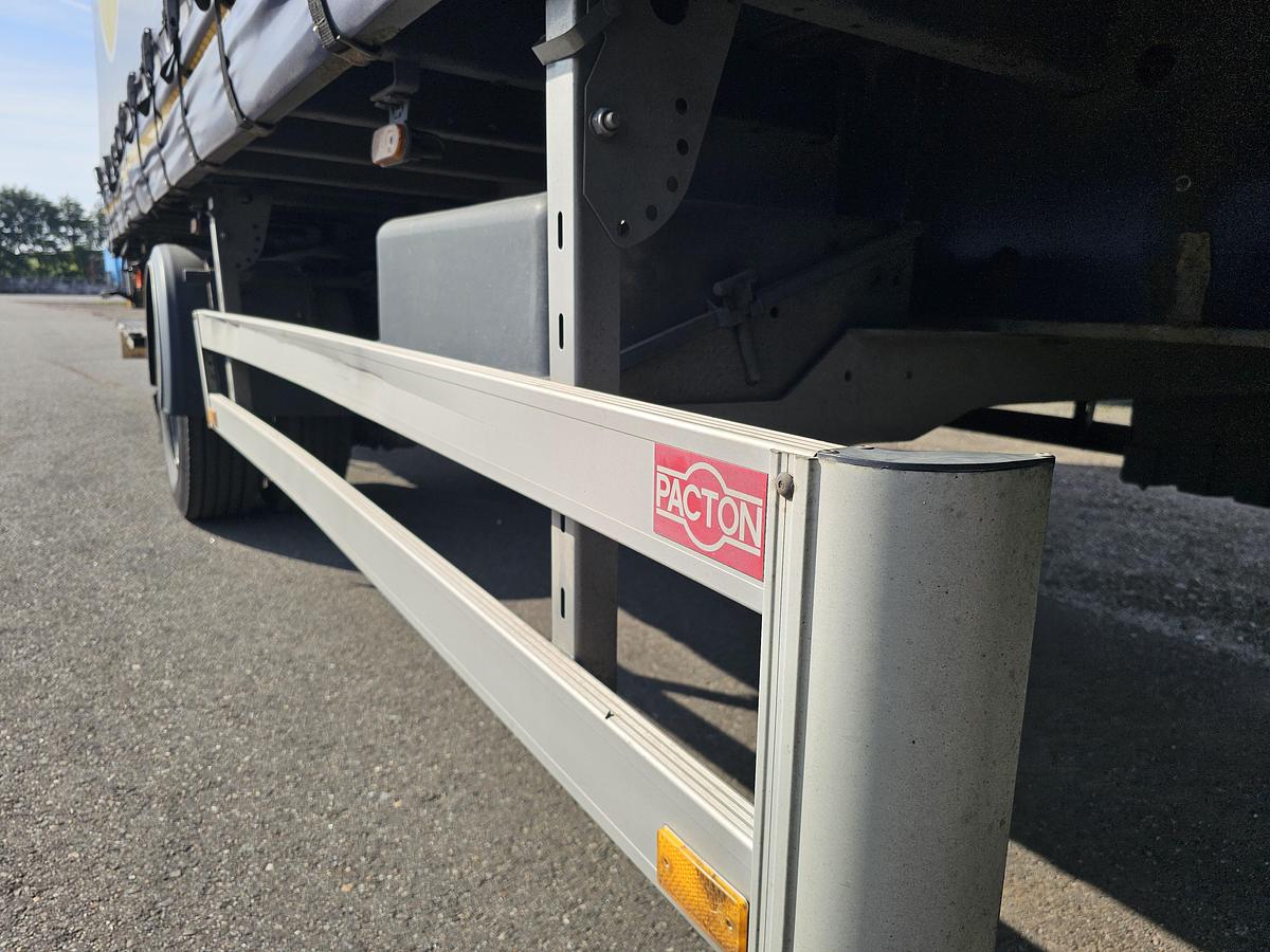 Used 2013 PACTON TBD.122 | SINGLE STEERING AXLE |UNDER SLIDING LOADING LIFT + BATTERIES| DAF DISC| APK /TUV 17-01-2025