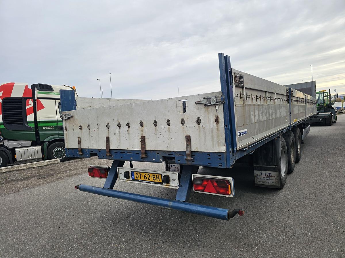 Gebruikt 2011 KRONE SD| FLATBED WITH ALUMINIUM SIDES|. BPW DRUM.