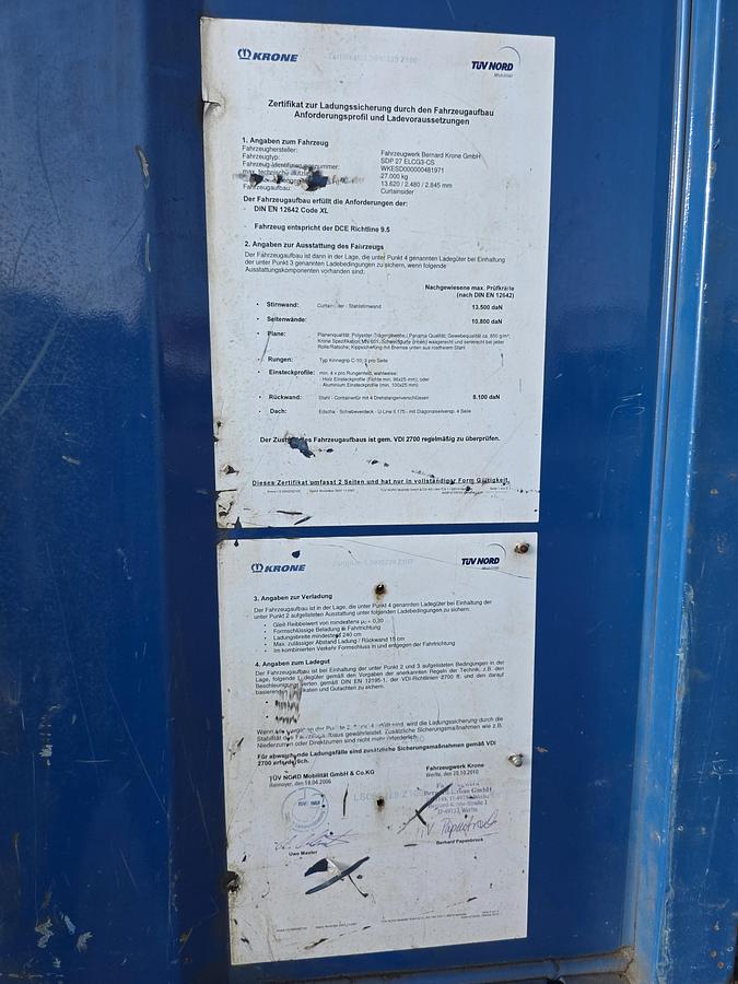 Gebruikt 2010 KRONE SD|3 AXLE MEGA | LIFTABLE ROOF| SLIDING ROOF | COIL| BPW DISC..