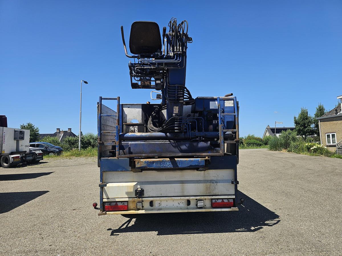 Gebruikt 2004 PACTON t4-001 / 4 AXLE TRAILER /2 LIFT AXLES /2 STEERING AXLES/ INCL CRANE KENNIS 14 TON MOVEBAL.