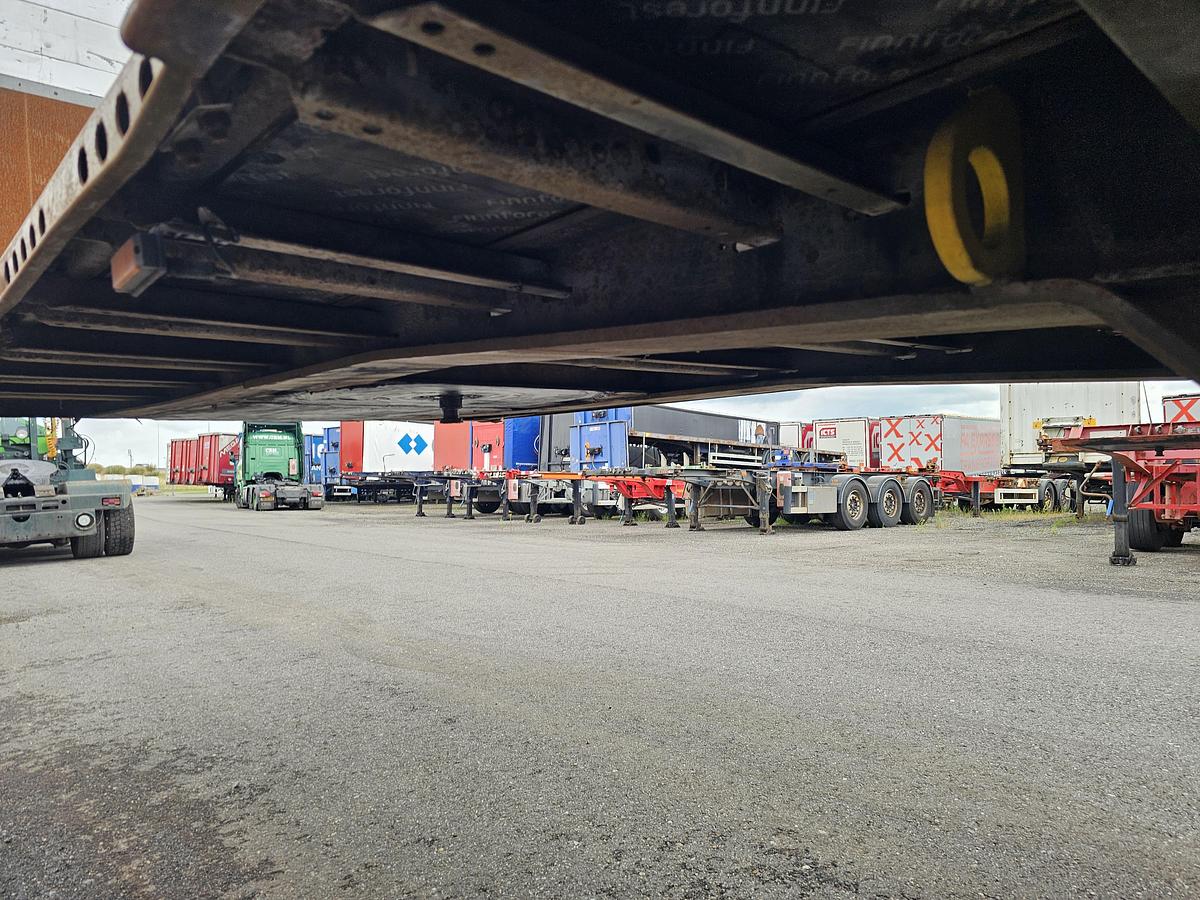 Used 2008 KÖGEL 3 AXLE FLATBED | BPW DRUM