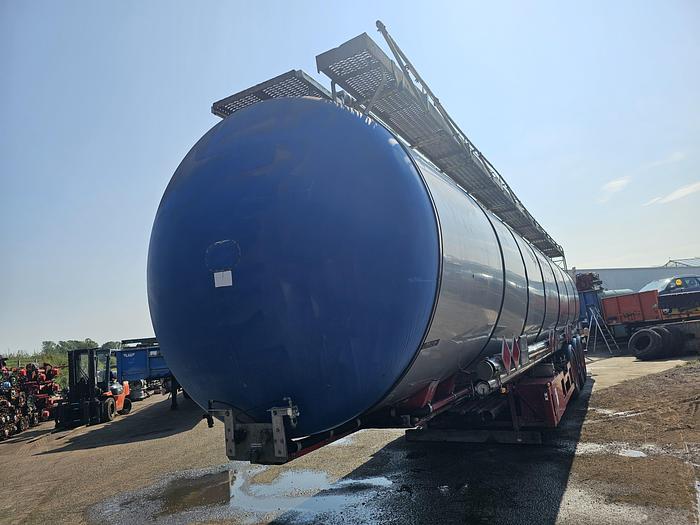 Used 2000 Feldbinder | TSA 59.3-4 | tanktrailer aluminium|59.5 cubic| ADR L4 BH |Bpw achsen|