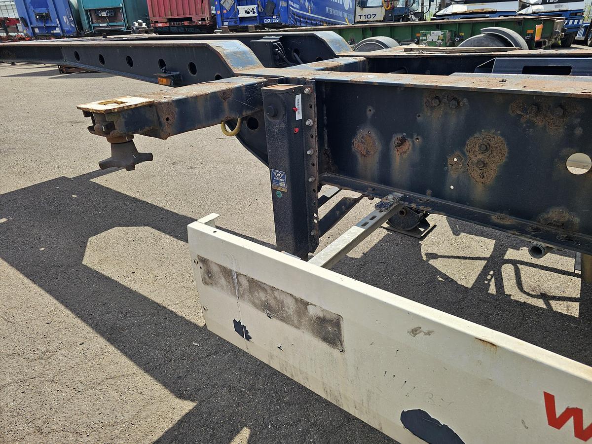 Used 2007 KRONE SD| EXTENDIBLE CHASSIS 40 FT 2 X 20 FT | BPW DISC.