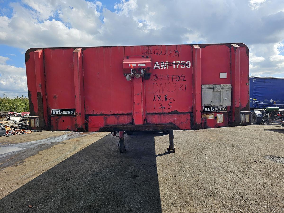 Used 2013 KELBERG S4 OB3 | HEAVY DUTY FLATBED | BPW DRUM