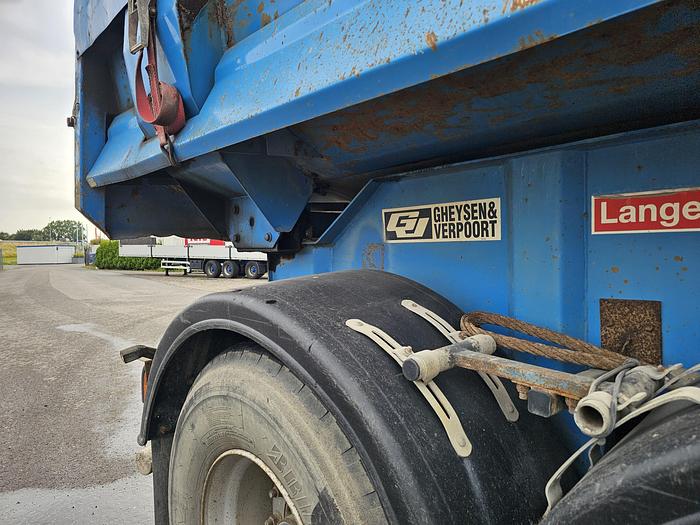 Used 2010 Langendorf C 3 | 2 axle tipper trailer | Saf axles drum | 20 mtr 3